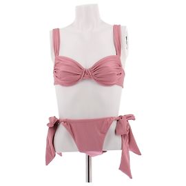 Faithfull the Brand Maillot de bain deux pièces blanc Rose