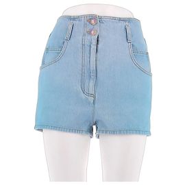 Short jeans azul Chanel Azul