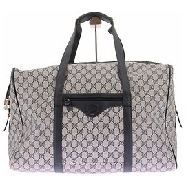 Gucci Reisetasche aus Canvas großes Modell Grau