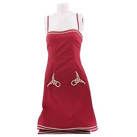 Robe Moschino en coton rouge Taille 36 Rouge