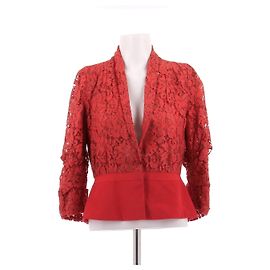 Top in cotone rosso Emanuel Ungaro Taglia 40 Rosso