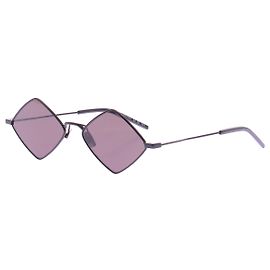 Saint Laurent Sonnenbrille Rautenform Lila Lila