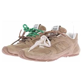 Baskets New Balance x Miu Miu Camel en daim 39 Camel