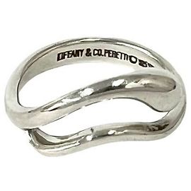 Tiffany & Co Tiffany Vintage Teardrop Band Ring Silber