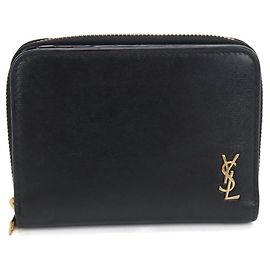 Saint Laurent Women's Bi-fold Wallet Black