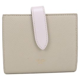 Céline Carteira bi-fold Celine em bege Bege