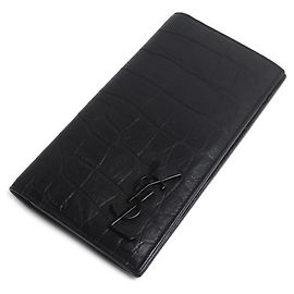 Saint Laurent Monogram Continental Wallet Black