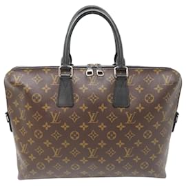 Sac à main Louis Vuitton Portedocument Jour Marron