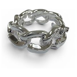 Anillo de banda de plata Tiffany & Co. Plata