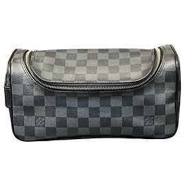 Beauty case Louis Vuitton Damier Graphite Marrone