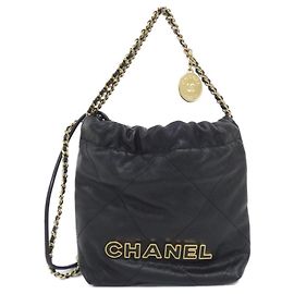 Chanel 22 Line MINI Handbag Black