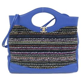 Borsa Chanel 31 Line Blu Multicolore