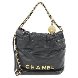 Chanel 22 Line MINI AS3980 Handbag Black