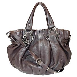 Céline Celine Pillow Small Handbag Dark brown
