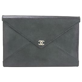 Chanel Black Lamb Leather Handbag Black