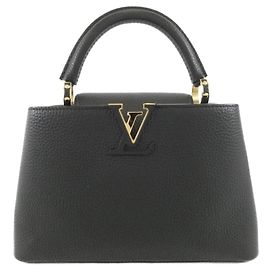 Louis Vuitton Capucines BB Handbag Black