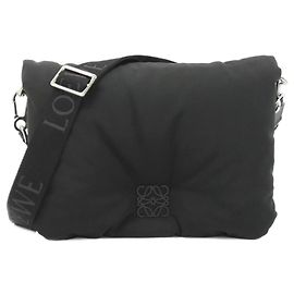 Bolsa de ombro acolchoada Loewe Goya Preto
