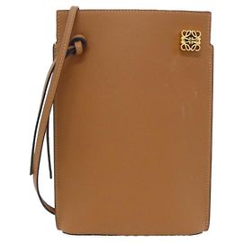 Bolsa de Ombro Loewe Dice Pocket Marrom