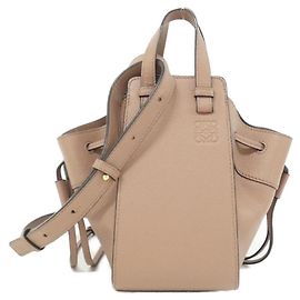 Mini bolsa de ombro Loewe Hammock com cordão Rosa