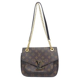 Sac à épaule Louis Vuitton Monogram Passy M45592 Marron