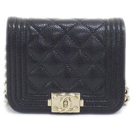 Borsa a tracolla Chanel Boy Line AP2302 Nero