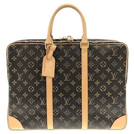 Bolso Louis Vuitton Monogram Porte Documents Voyage Castaño