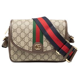 Gucci Beige GG Supreme Web Ophidia Crossbody Beige