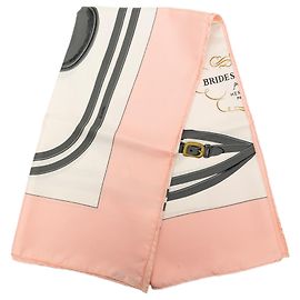 Sciarpa in seta Hermès Pink Brides de Gala 90 Rosa