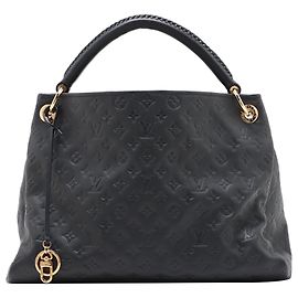 Louis Vuitton Black Monogram Empreinte Artsy MM Noir