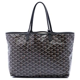 Goyard Black Goyardine Saint Louis PM Black