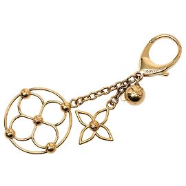 Porte-clés Bloomy Bag Louis Vuitton Gold plaqué or Doré