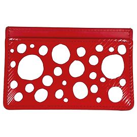 Louis Vuitton Epi Leather Card Case White Red