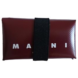 Cartera Marni Logo Burdeos Burdeos