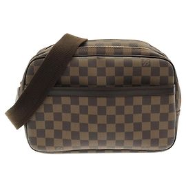 Borsa a tracolla Louis Vuitton Damier Reporter Damier ebene