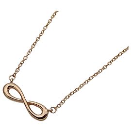 Colar Infinity em ouro rosa 18K da Tiffany & Co. Dourado