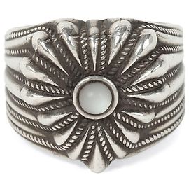 Gucci Silver Band Ring Size 17 Other