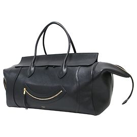 Céline Borsa tote Celine in pelle nera e scamosciata Nero