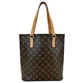 Louis Vuitton Monogram Canvas Tote Bag Brown