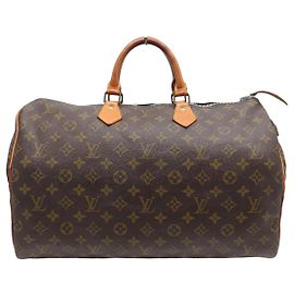 BOLSA LOUIS VUITTON SPEEDY 40 EM CANVAS MONOGRAM M41522 Marrom