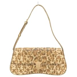 Céline NEUE CELINE LOLA MEDIUM HANDBAG AUS TRIOMPHE CANVAS LEOPARD 115532FP3 BAG Kamel