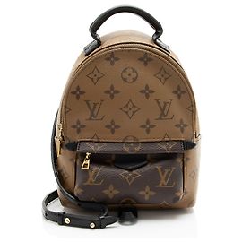 Louis Vuitton Reverse Monogram Canvas Palm Springs Mini Backpack - FINAL SALE Black