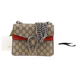 Gucci Mini borsa a tracolla e crossbody Dionysus con catena Marrone