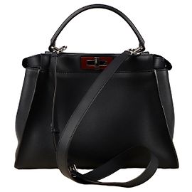 Fendi Borsa a tracolla tote Regular Peekaboo Blu