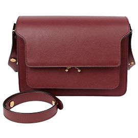 Marni Borsa a tracolla e crossbody media Rosso