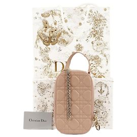 Dior Supporto per telefono mobile da donna, borsa tote e borsa a spalla Rosa