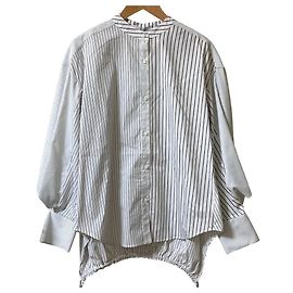 Autre Marque Camicia UN3D. W TRIANGLE TUCK SH Bianco