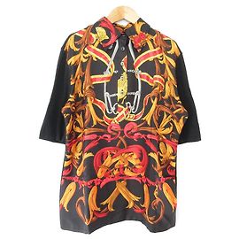 Hermès Polo a maniche corte in maglia di seta Twillaine Hermes Nero
