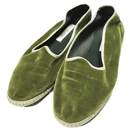Autre Marque Sapatos TRAGARA de veludo Sciuscia Verde