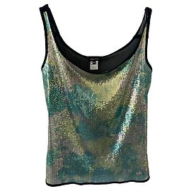 Canotta con paillettes Miss Sixty Multicolore