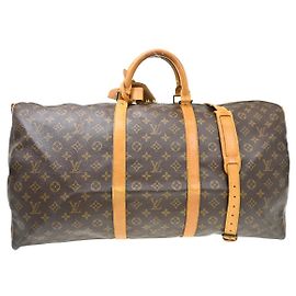 Louis Vuitton Keepall Bandouliere Monogram Canvas 60 Brown